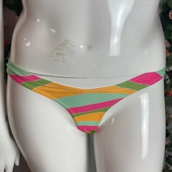 Forplay Underwire 2 Piece Bikini Cheeky Multi Thick Band  Color Size M RefFNB - Picture 7 of 12